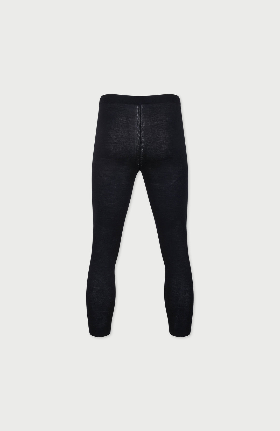 Black Mens Merino Activewear Thermal Bottoms
