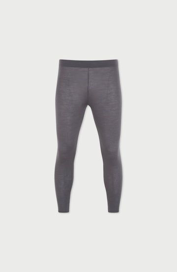 Grey womens thermal wool leggings by Paul James Knitwear