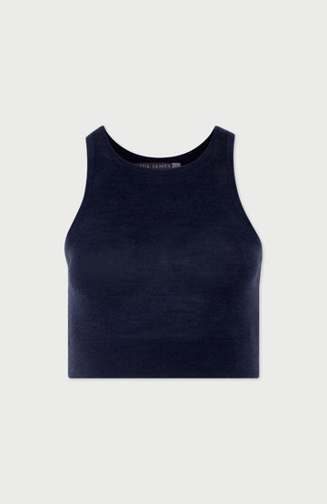 Navy Womens Merino Activewear Bralette
