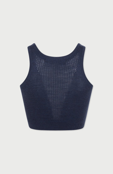 Navy Womens Merino Activewear Bralette