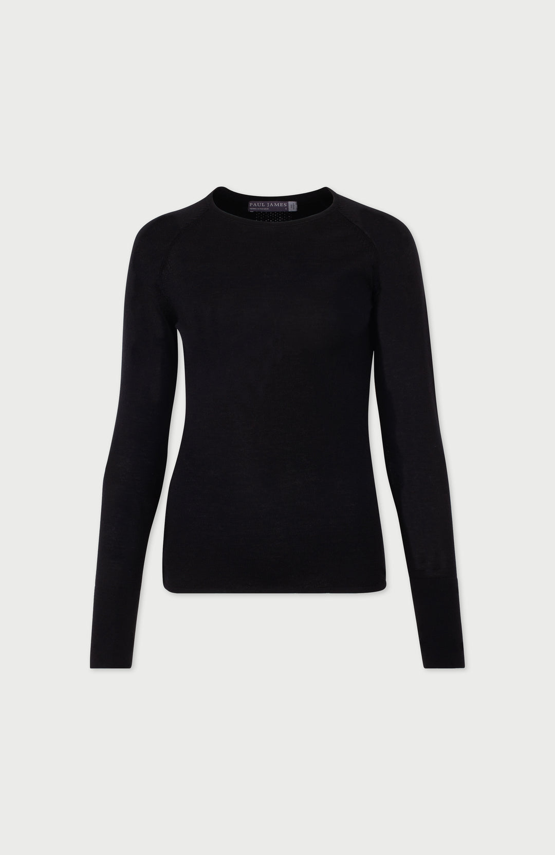 Black womens merino activewear training top