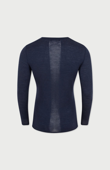 Navy Mens Merino Activewear top
