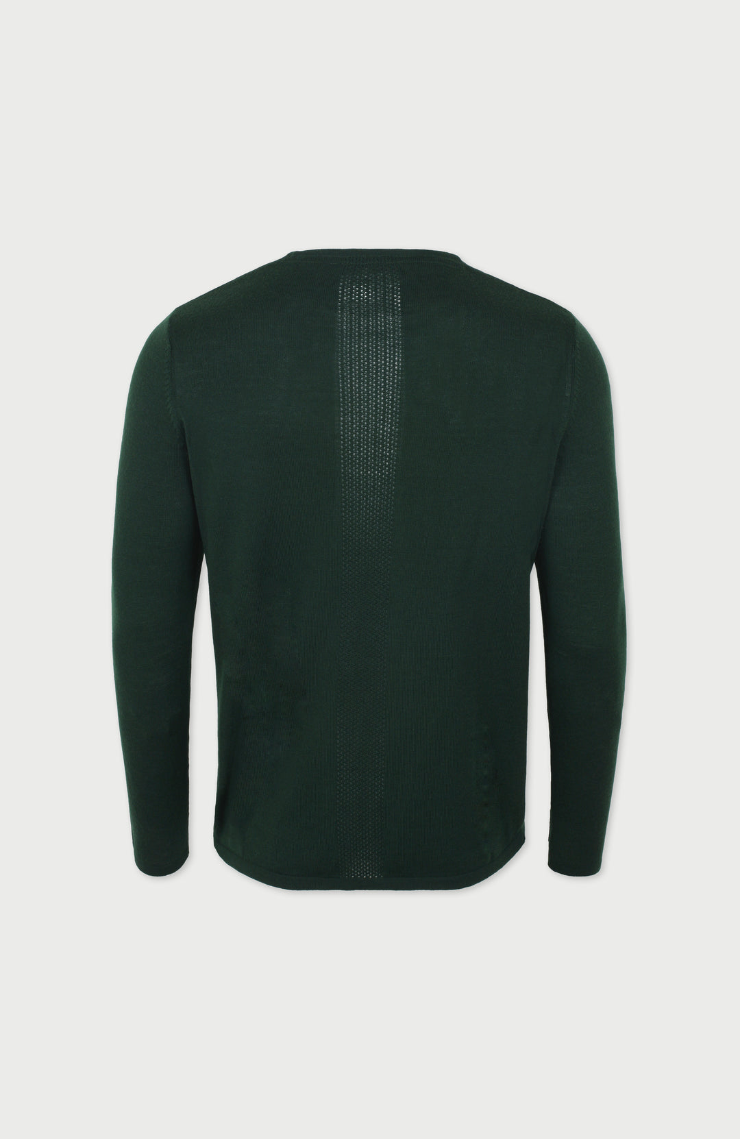 Green Mens Merino Activewear Training Top