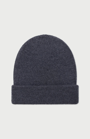 Charcoal Merino Wool Beanie By Paul James