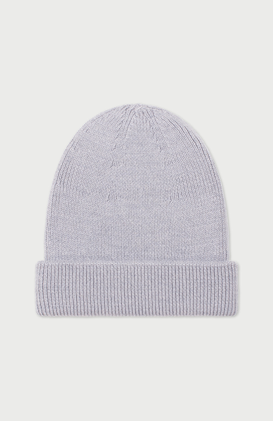 Light Grey Merino Wool Beanie By Paul James