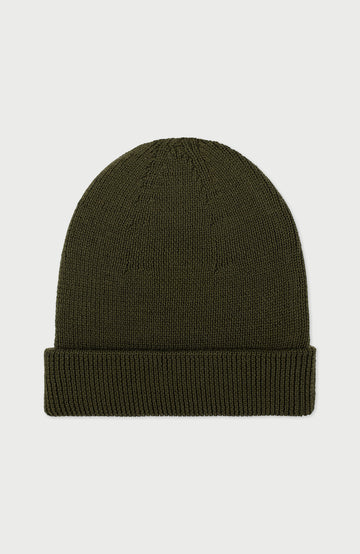 Green Merino Wool Beanie By Paul James