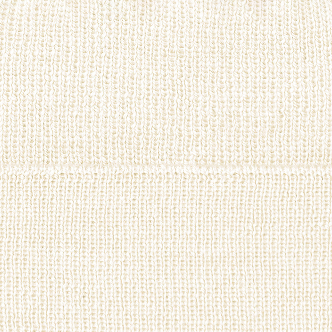 ecru fine merino wool beanie hat