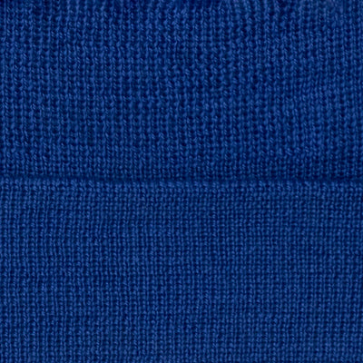 blue merino wool beanie