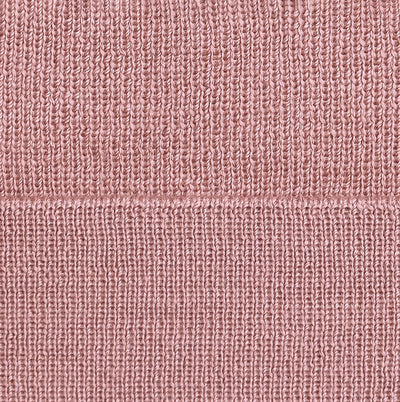pink merino wool beanie