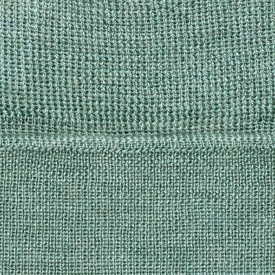 green merino wool beanie