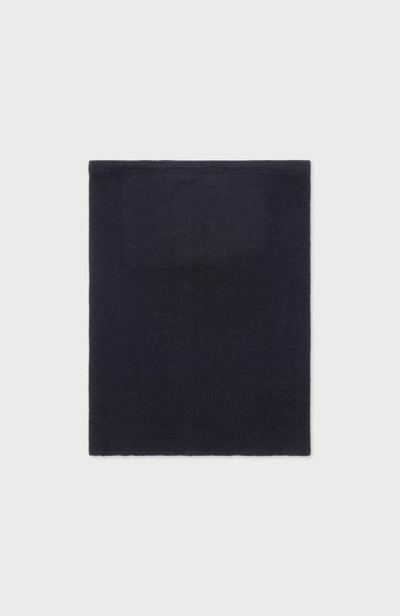 Black Merino Wool Neck Snood By Paul James