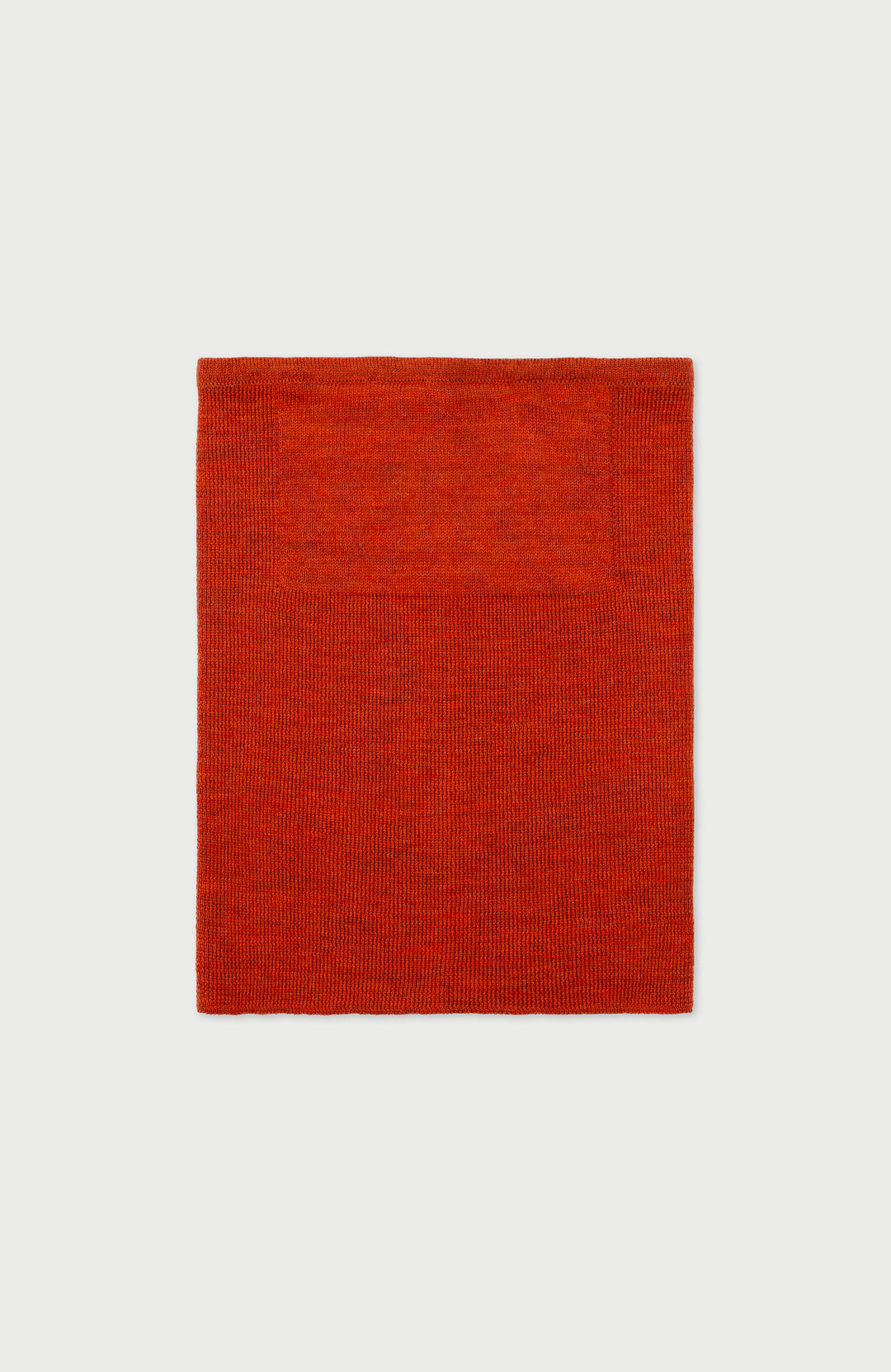 Orange Merino Wool Neck Snood By Paul James