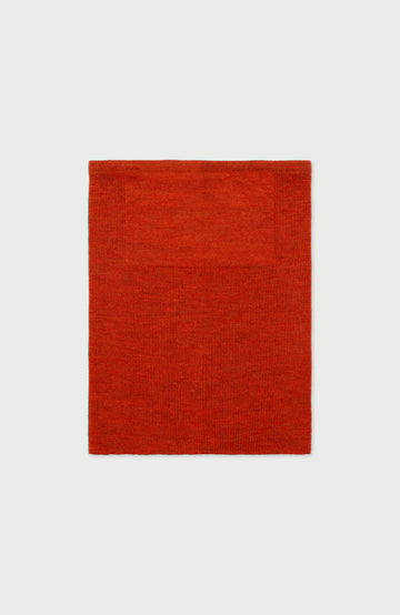 Orange Merino Wool Neck Snood By Paul James