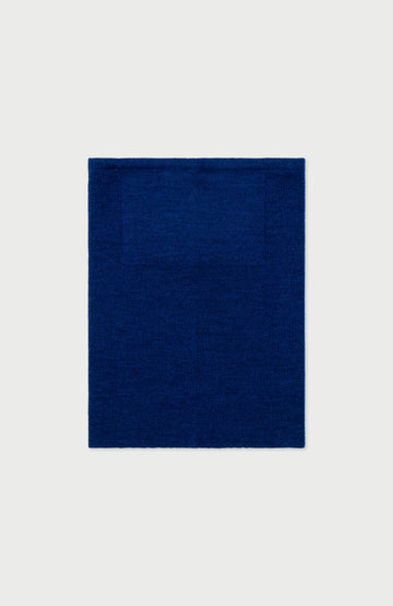 Indigo Blue Merino Wool Neck Snood By Paul James