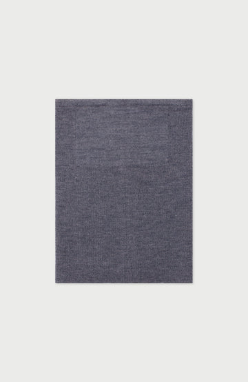 Mid Grey Merino Wool Neck Snood By Paul James