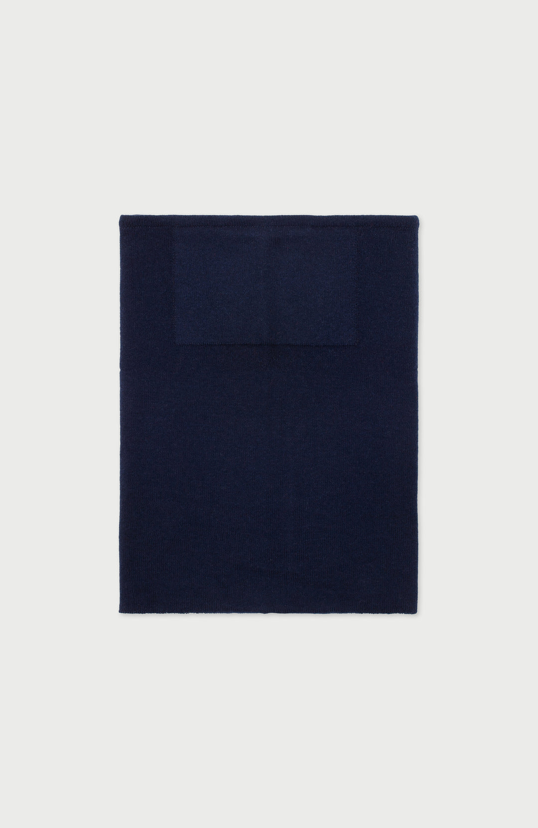 Navy Merino Wool Neck Snood By Paul James