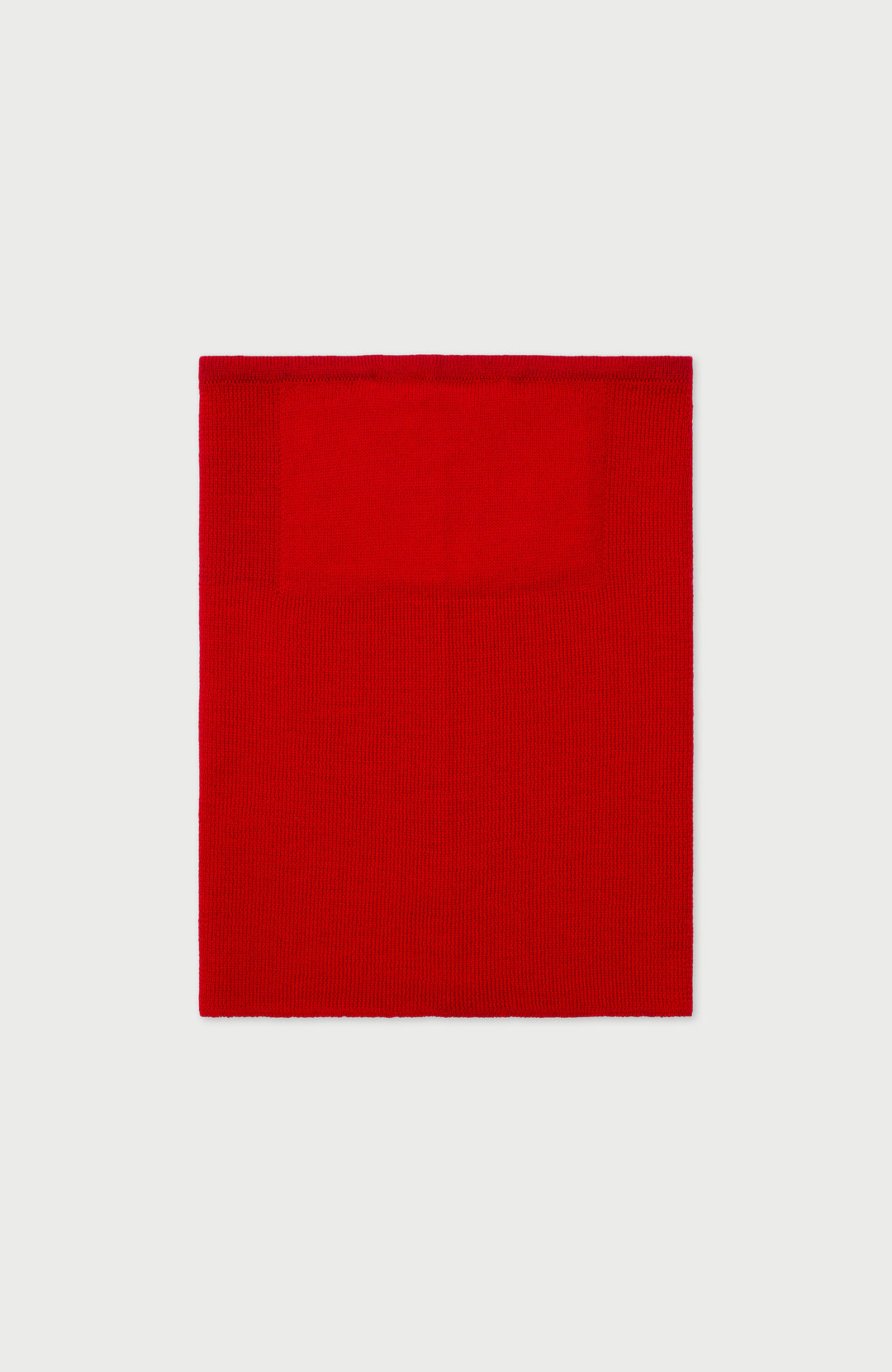 Red Merino Wool Neck Snood By Paul James