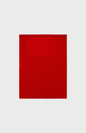 Red Merino Wool Neck Snood By Paul James