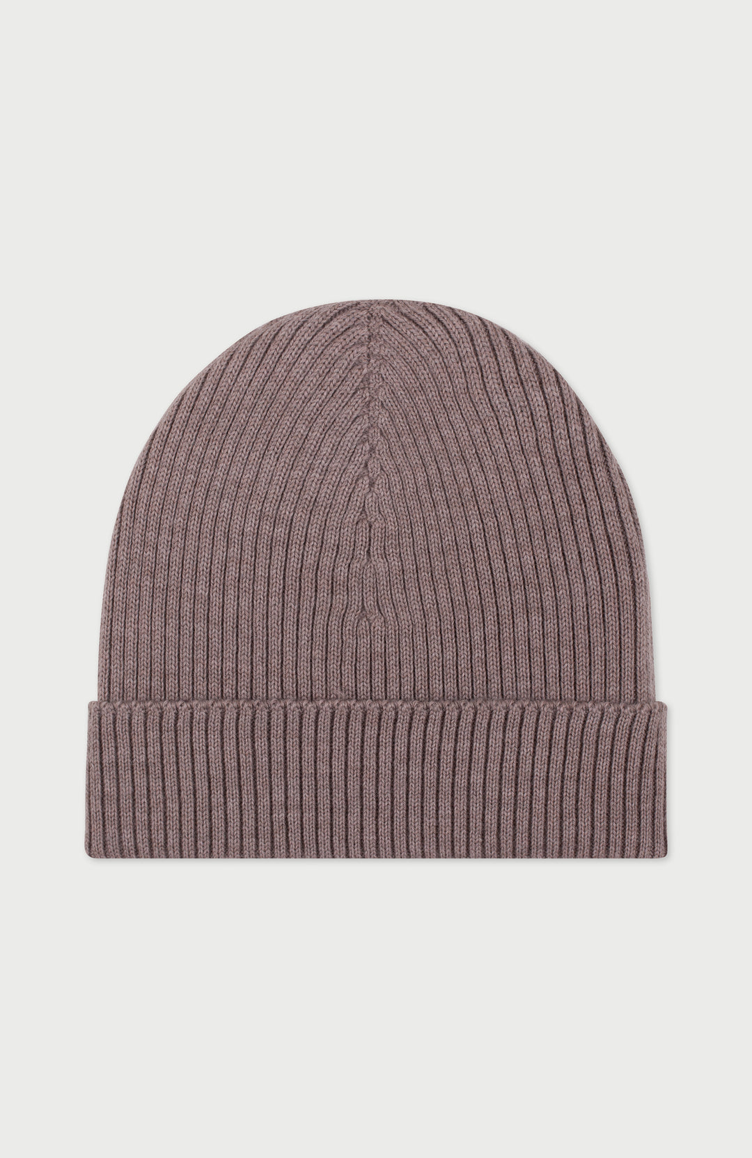 Hessian Ribbed Extra Fine Merino Wool Beanie By Paul James