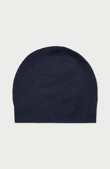 Navy Merino Activewear Skull Cap By Paul James