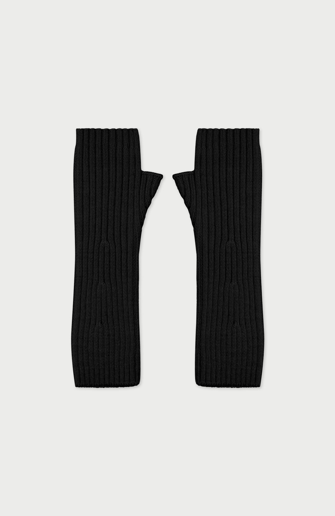 Black Merino Wool Gloves By Paul James