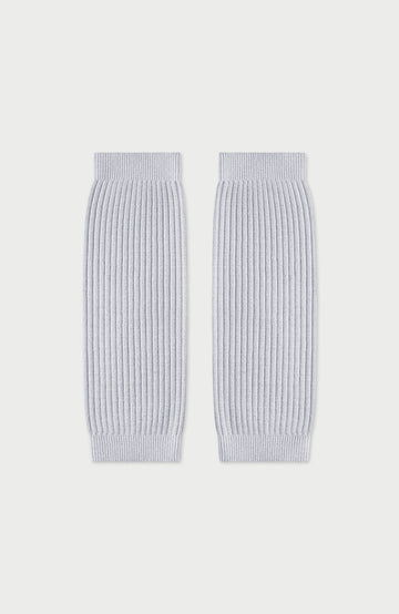 Grey Womens Merino Wool Leg Warmers By Paul James