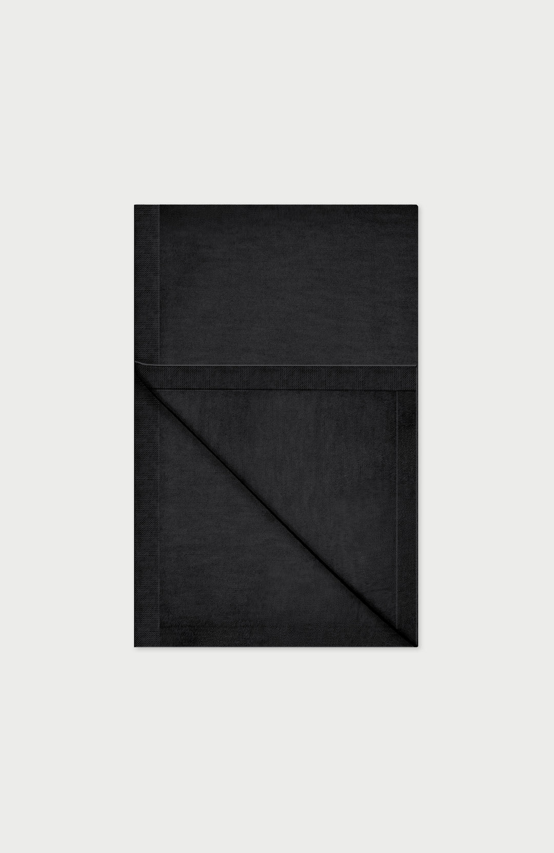 Black Merino Wool Scarf Wrap By Paul James
