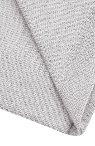 Grey Merino Wool Scarf Wrap By Paul James