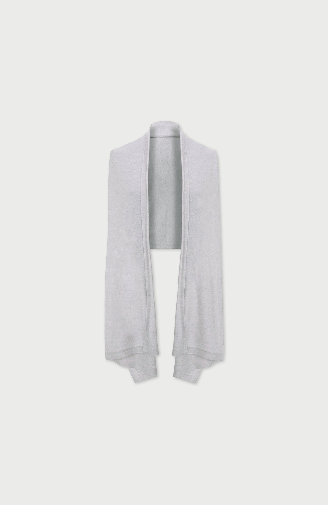 Grey Merino Wool Scarf Wrap By Paul James
