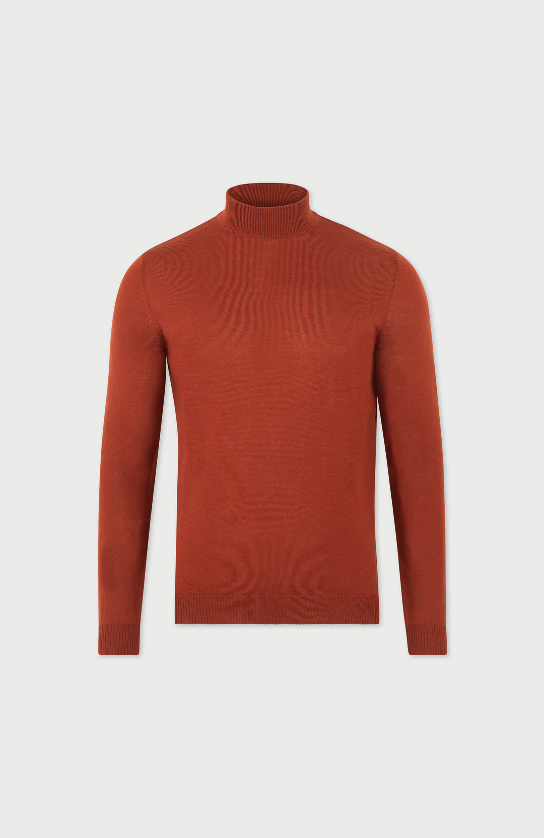 Spice Mens Extra Fine Merino Wool Turtle Neck Jumper By Paul James