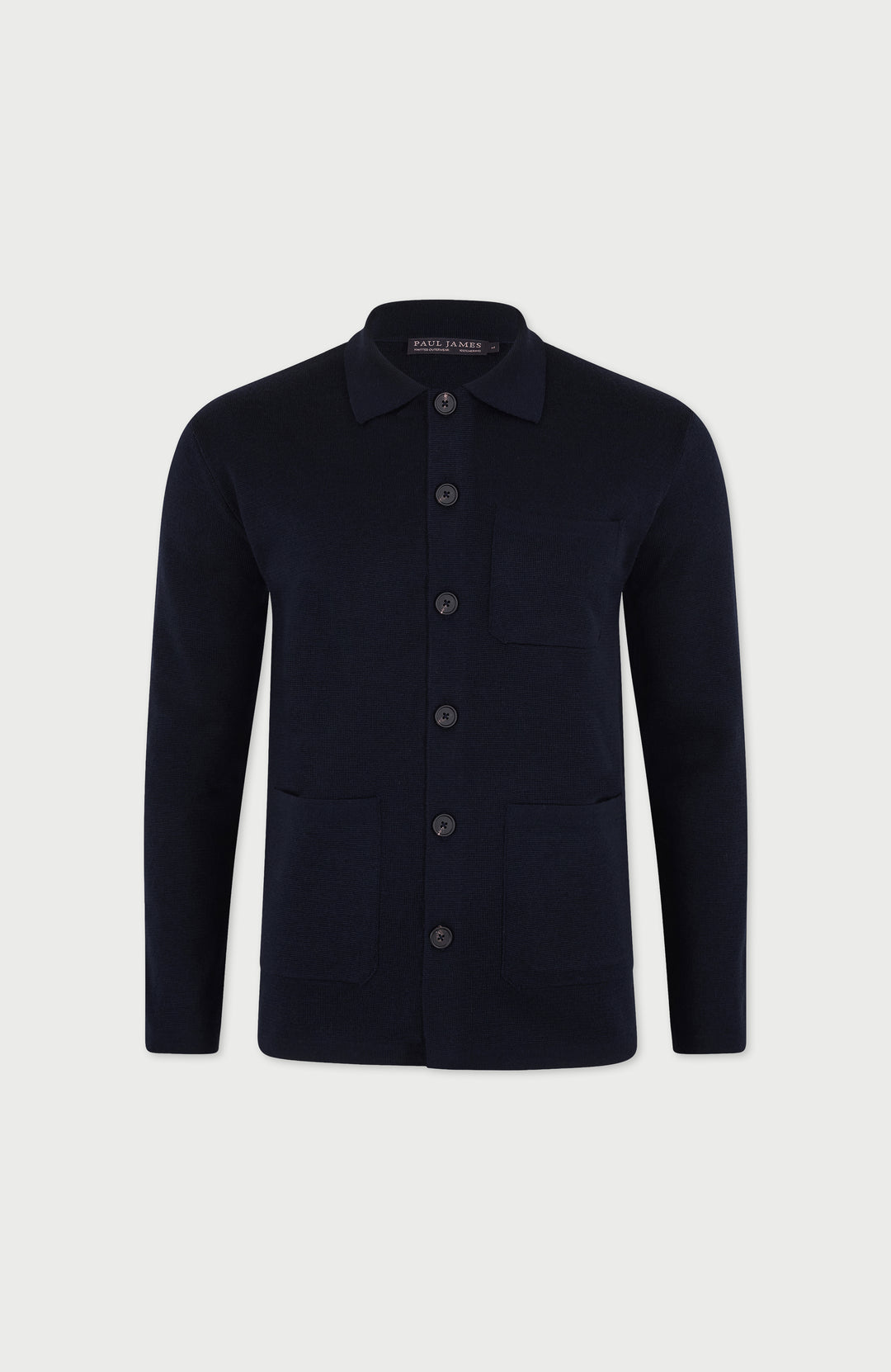 merino wool dress shirt Mens Extra Fine Merino Wool Work Shirt – Paul James Knitwear