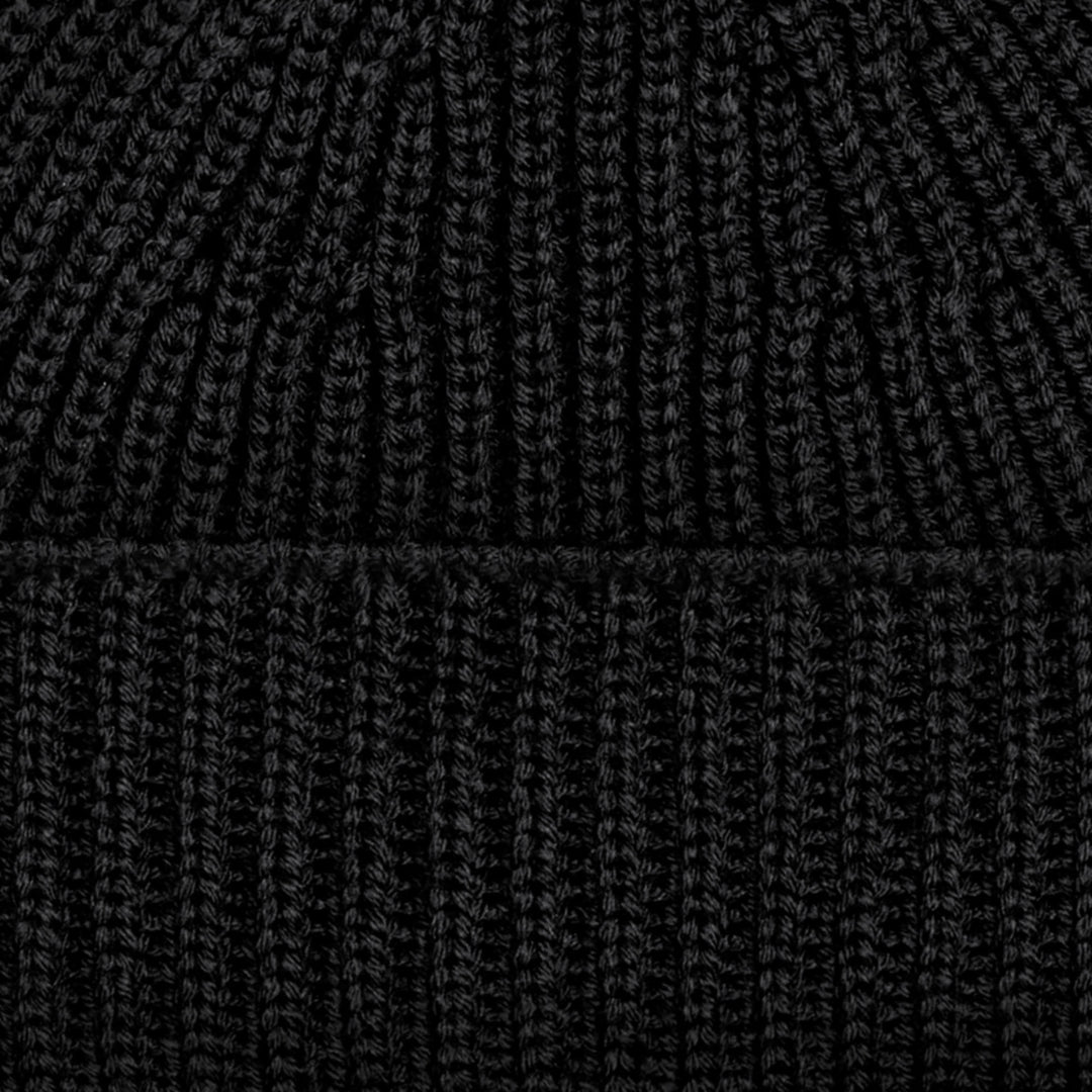 black fisherman watch cap by Paul James