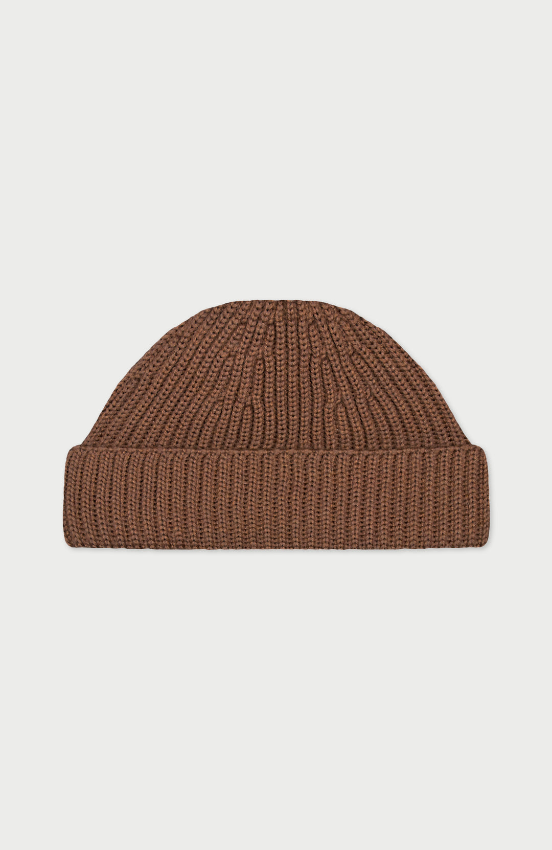 Brown Extra Fine Merino Wool Beanie By Paul James