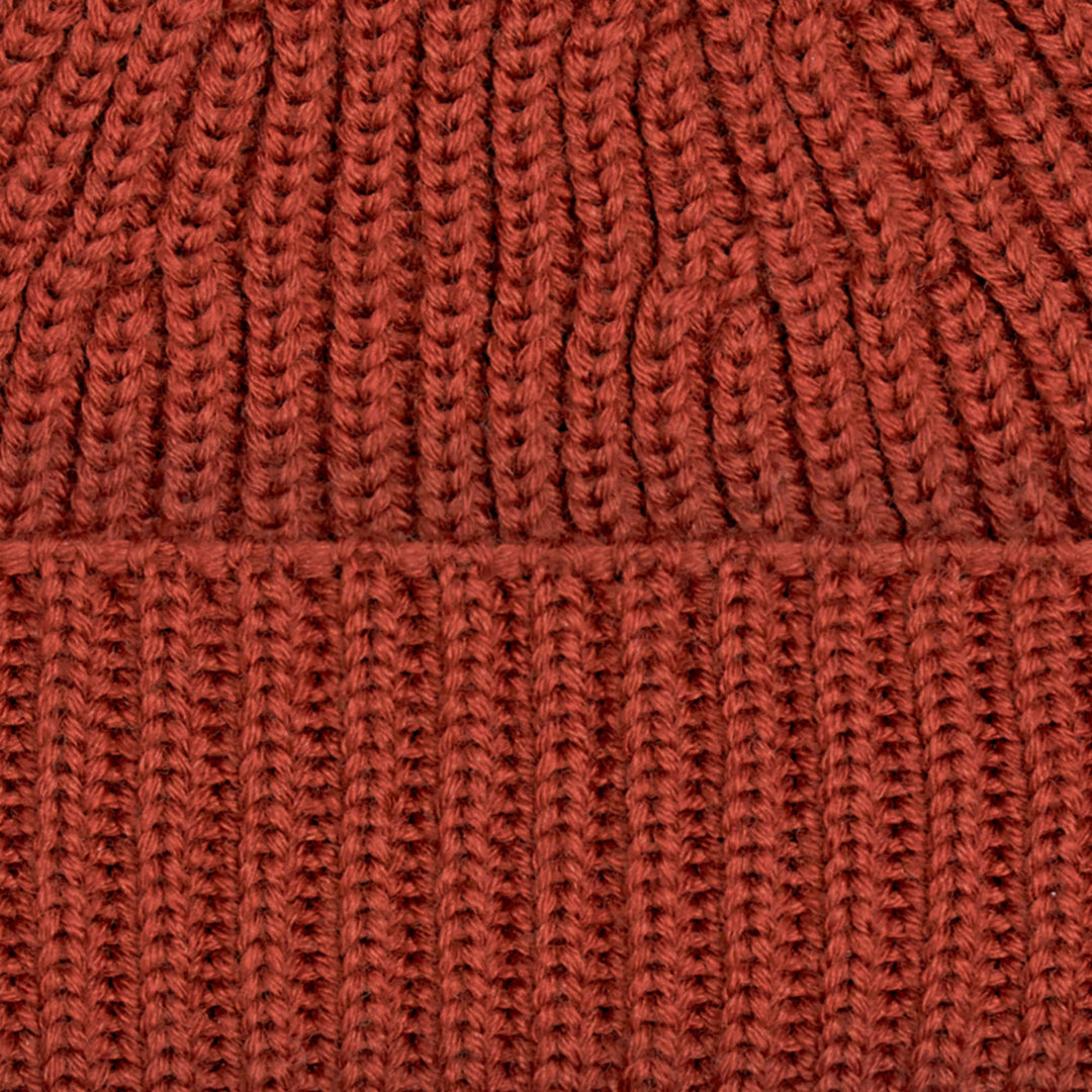 orange fisherman watch cap by Paul James