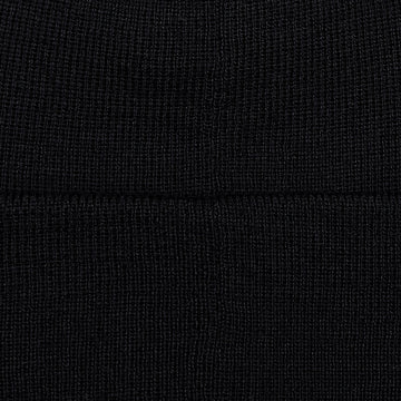 black mens knitted watch cap beanie by Paul James