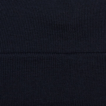 navy mens knitted watch cap beanie by Paul James