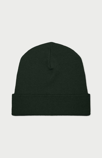 Green Mens Extra Fine Merino Wool Watch Cap By Paul James