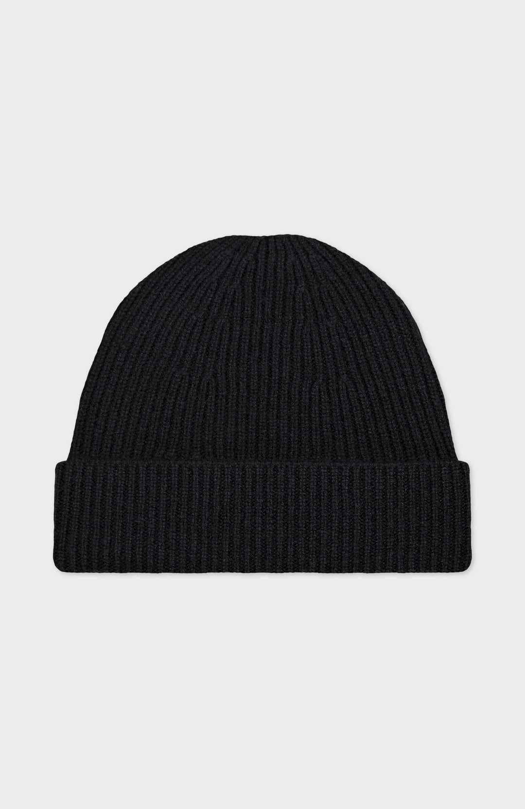 Black Merino Cashmere Beanie By Paul James