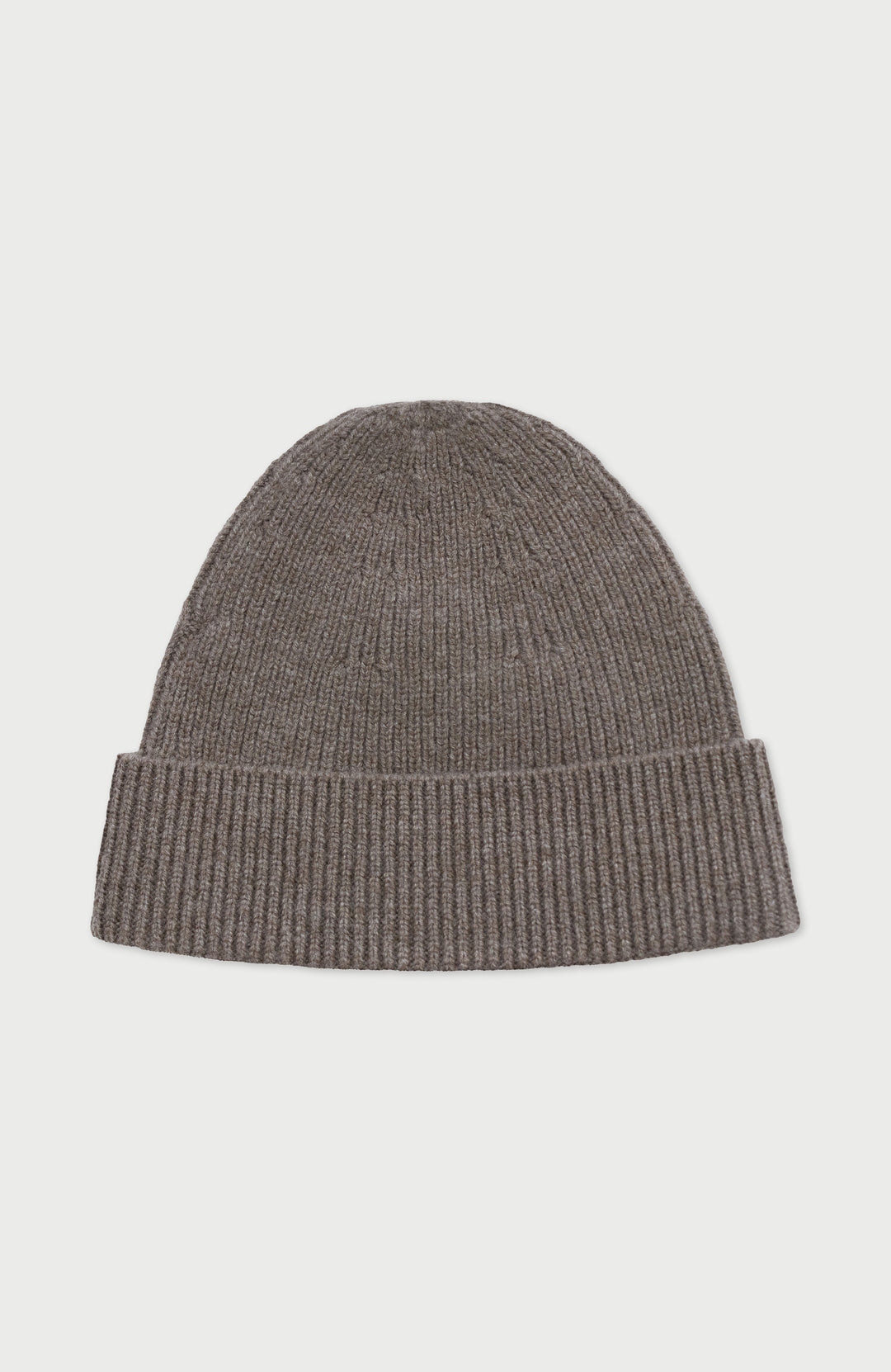 Brown Merino Cashmere Beanie By Paul James