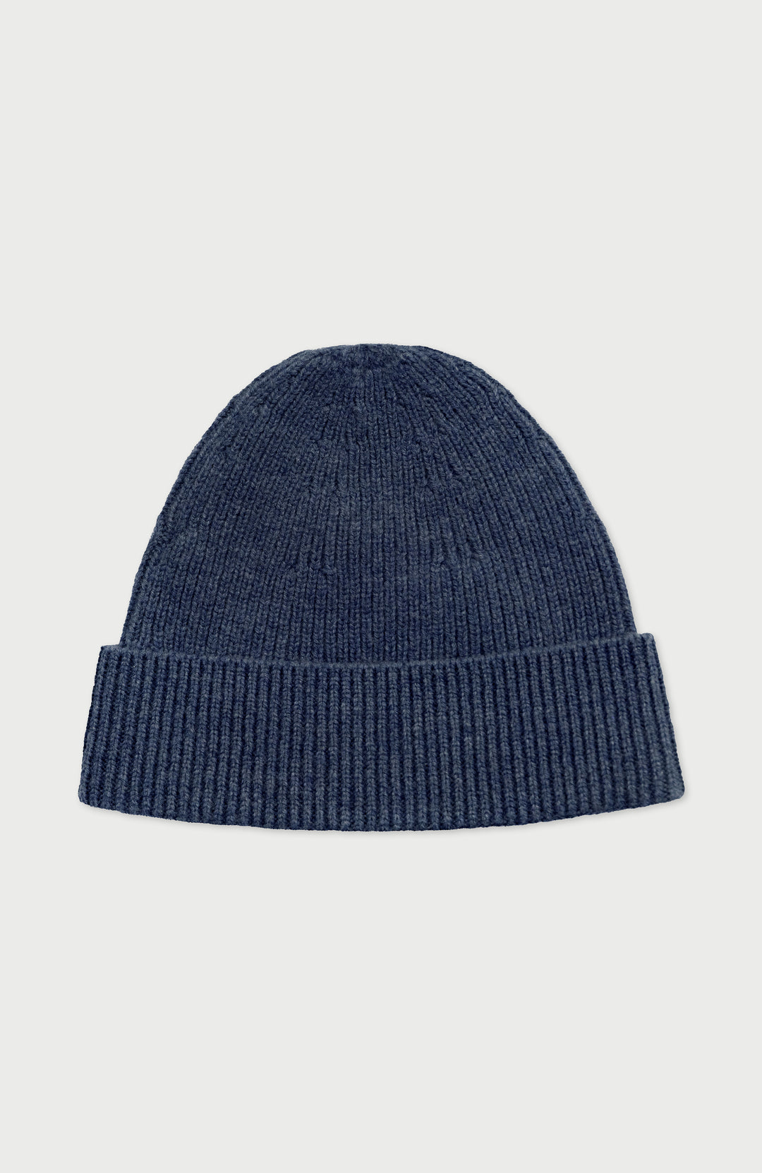 Denim Blue Merino Cashmere Beanie By Paul James