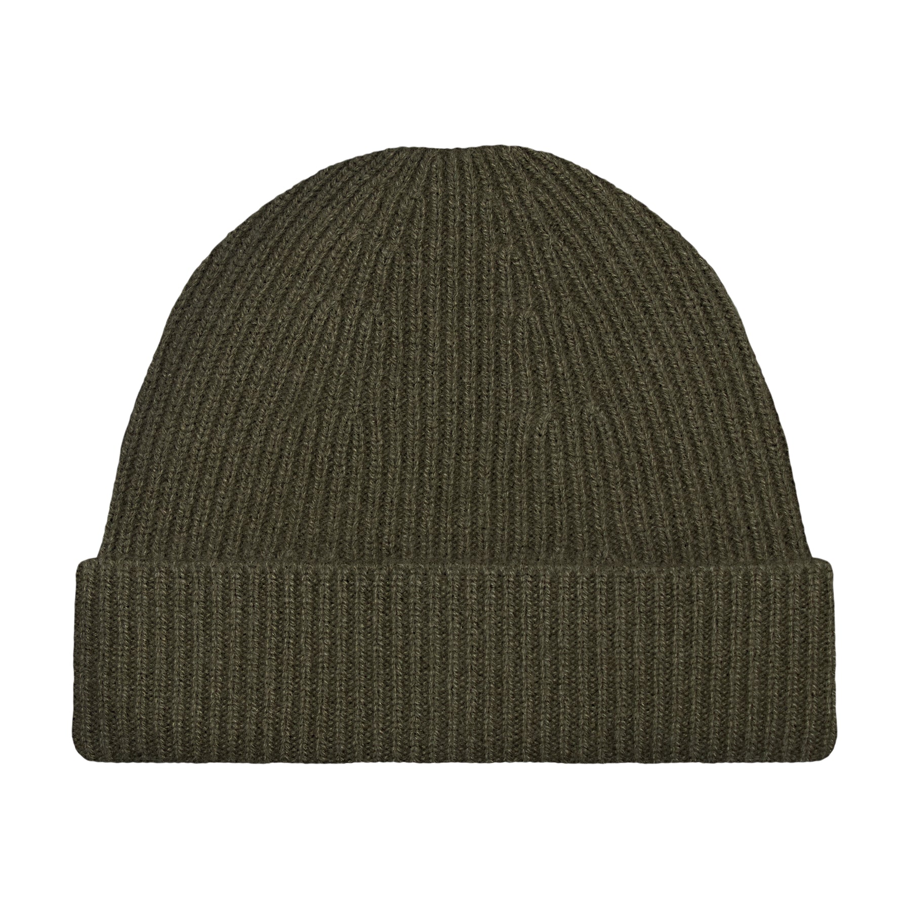 Green Lightweight Merino Cashmere Beanie By Paul James 