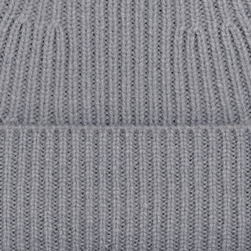 grey merino cashmere beanie by Paul James