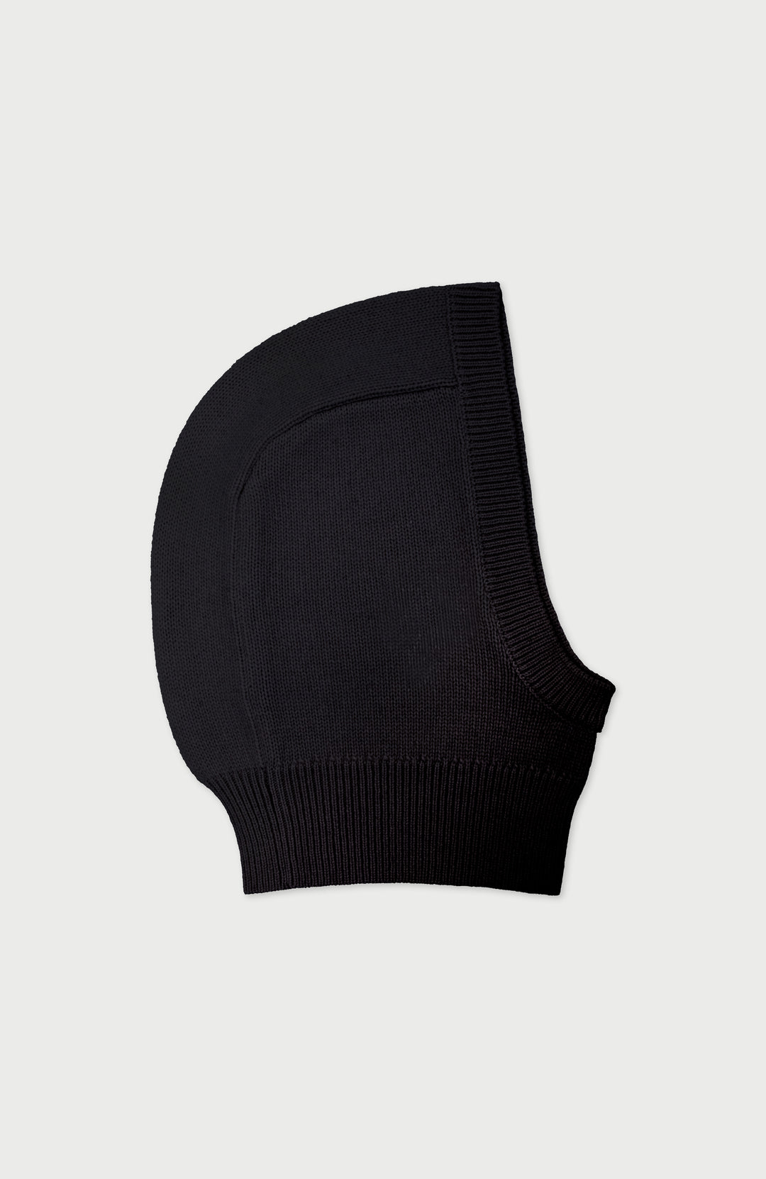 Black Merino Cashmere Balaclava By Paul James