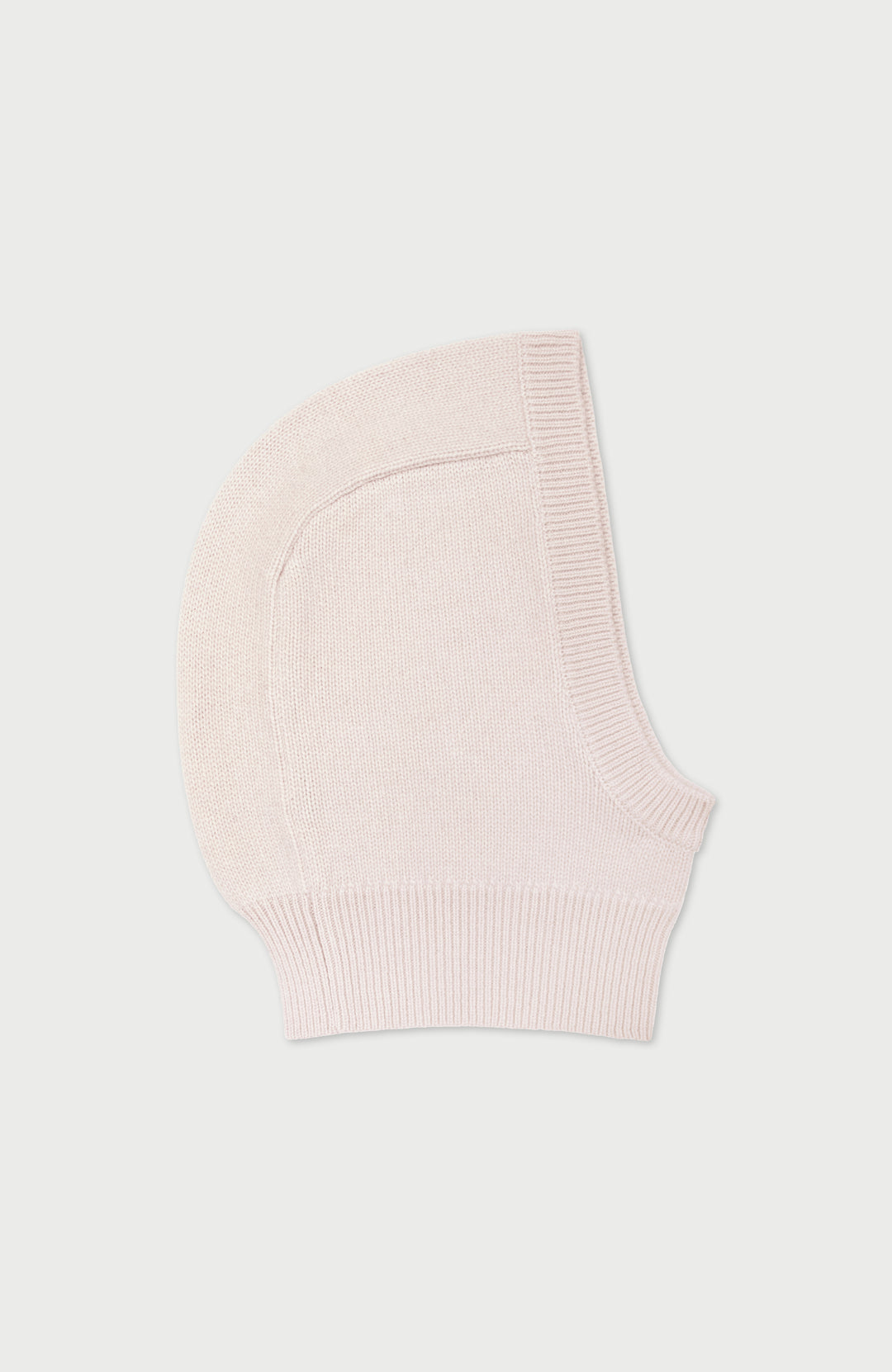 Oyster Merino Cashmere Balaclava By Paul James