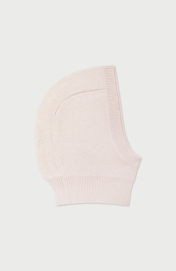 Oyster Merino Cashmere Balaclava By Paul James