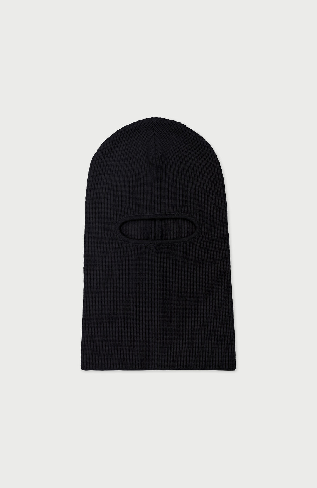 Black Merino Cashmere Balaclava By Paul James