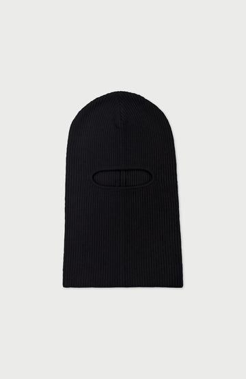 Black Merino Cashmere Balaclava By Paul James