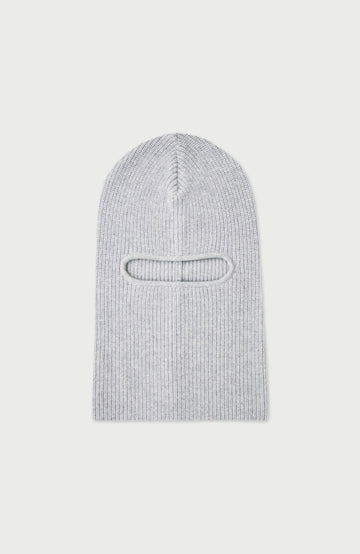 Grey Merino Cashmere Balaclava By Paul James