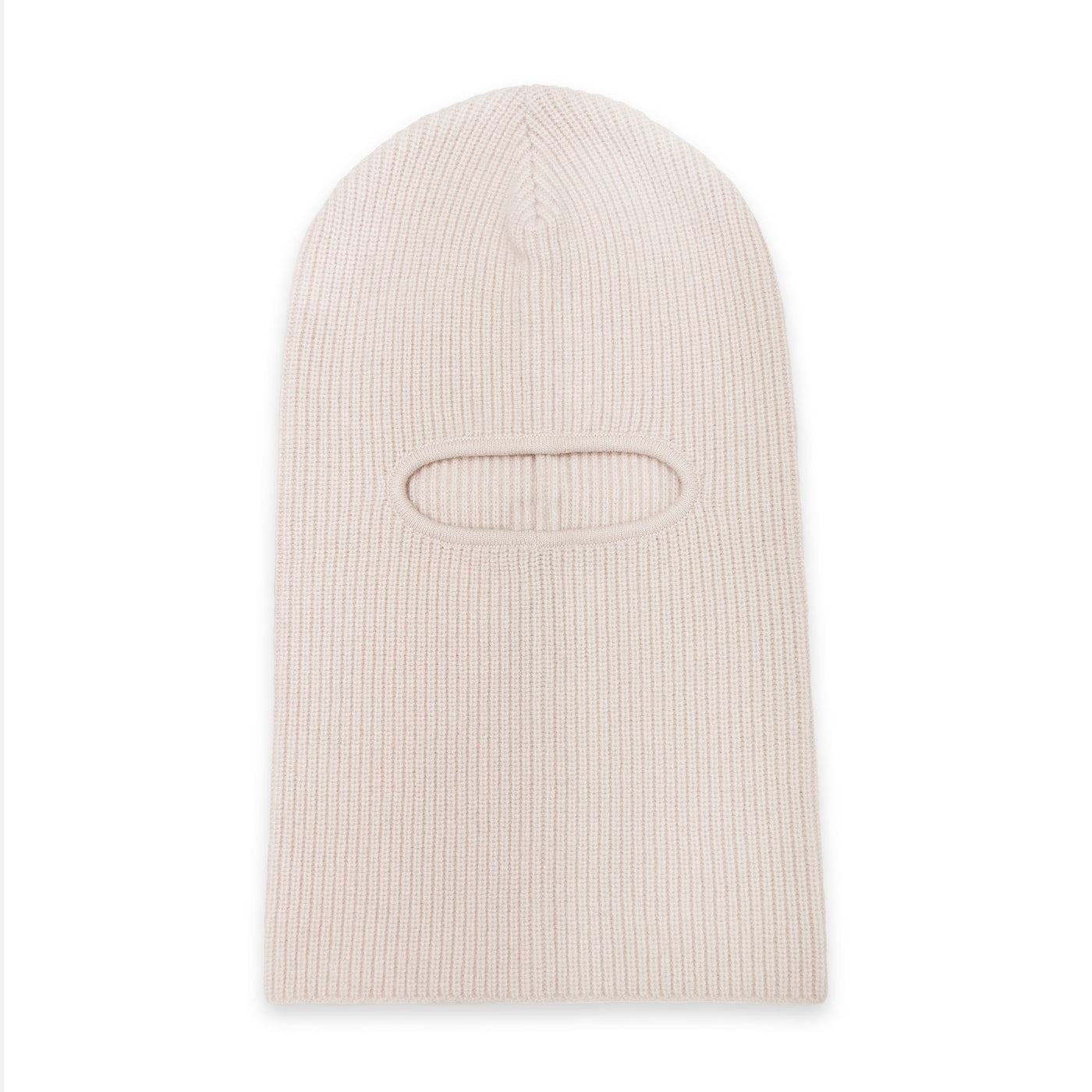off white grey cashmere merino wool balaclava