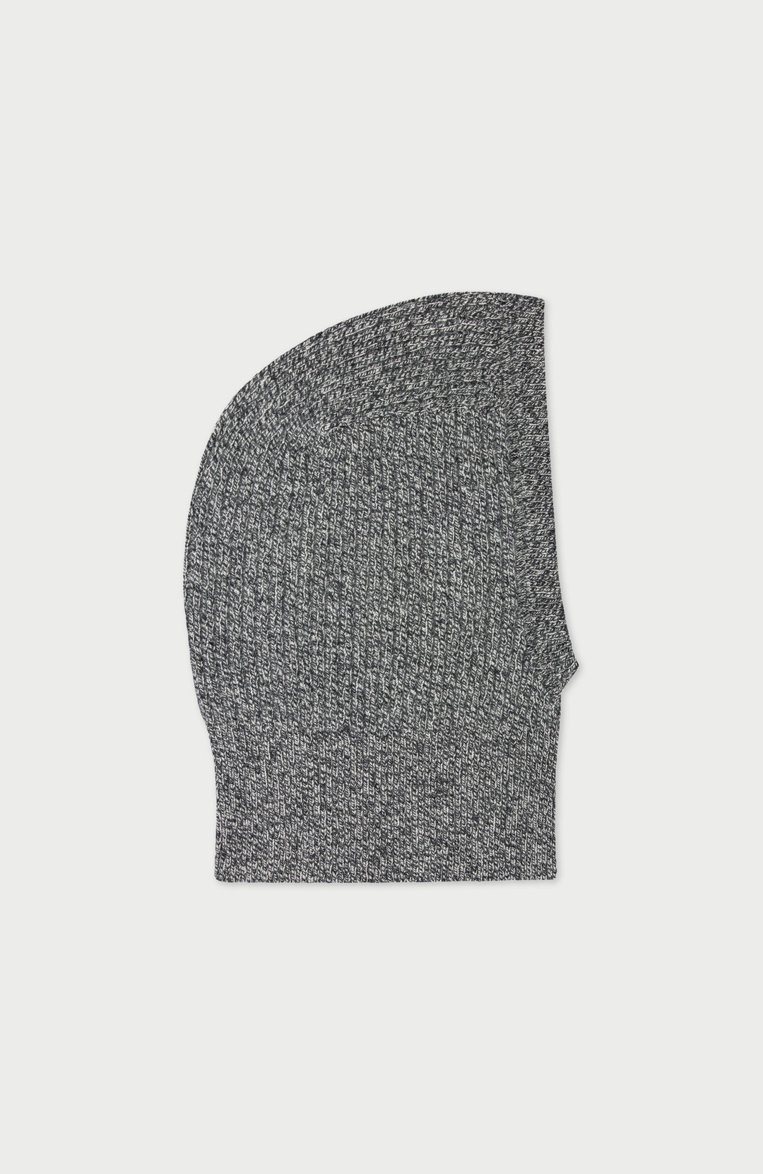 Grey Merino Cashmere Open Face Balaclava By Paul James